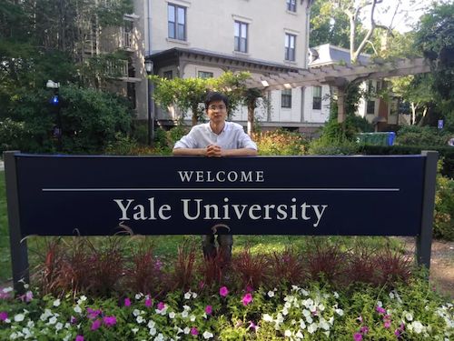 胡潭高在美国耶鲁大学访学